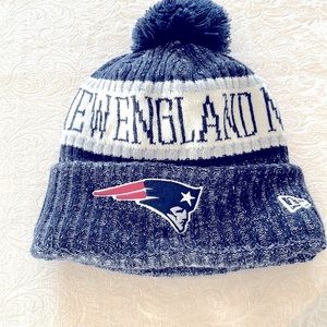 NFL Patriots wool beanie hat great condition mens or woman’s